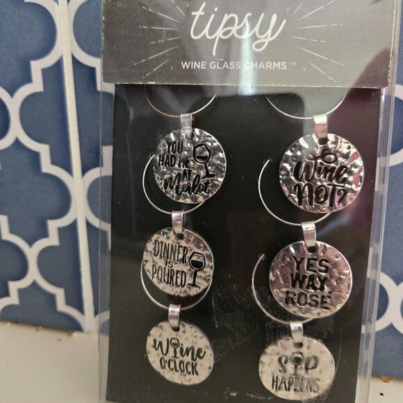 Tipsy Wind Glass Charms - Picture 1 of 4